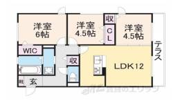 アンソレイユ山の辺間取り図面
