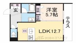 シャーメゾンＫ四条大路間取り図面