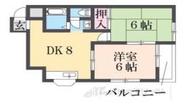 シャルマン津村間取り図面