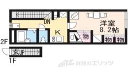 レオパレスＨａｌｆ　Ｍｏｏｎ間取り図面