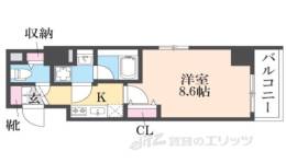アドバンス京都デタンデュ間取り図面