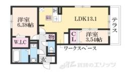 カーサ近江富士間取り図面