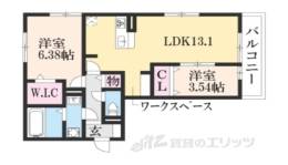 カーサ近江富士間取り図面