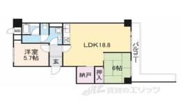 くずはニューハイツ間取り図面