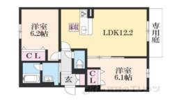 シャーメゾン　レーヴ間取り図面