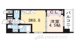 ベラジオ京都烏丸十条２間取り図面