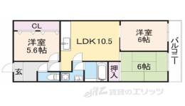 サンローレル生駒間取り図面