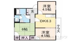 オークハイツＦ棟間取り図面