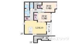 Ｓｏｌｅｉｌ　ｌｅｖａｎｔ１間取り図面