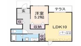Ｓｏｌｅｉｌ　ｌｅｖａｎｔ１間取り図面