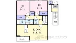 シャルムクレインB間取り図面