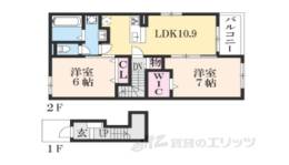シャン・ド・フルール１間取り図面