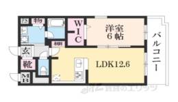 KCCフラット西京極間取り図面