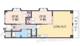 メゾン佐保Ｂ棟間取り図面