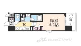 アスヴェル京都四条西院202間取り図面