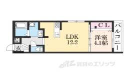 AVENUE堀川六角間取り図面