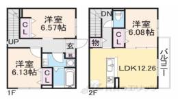 貸家間取り図面