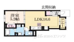 マリオ今国府町Ａ間取り図面