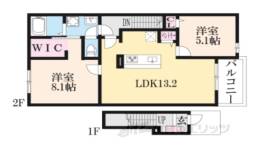 マリオ今国府町Ｂ間取り図面