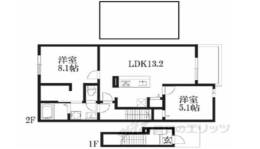 マリオ今国府町Ｂ間取り図面