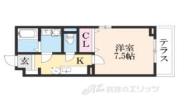 エンティム上桂間取り図面