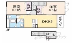 ウイングヒルＡＢ間取り図面
