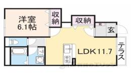 ウイングヒルＡＢ間取り図面