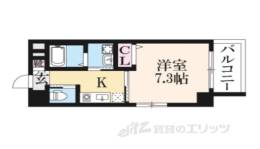 ローブコート六地蔵駅前間取り図面