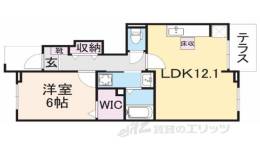 リバーサイド桜１２間取り図面
