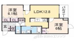 Ｋ’ｓコート奈良ウエスト間取り図面