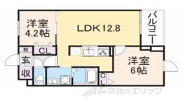 Ｋ’ｓコート奈良ウエスト間取り図面