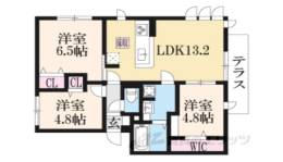 グレース大山崎間取り図面
