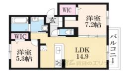 グレース大山崎間取り図面