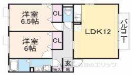 コート藍間取り図面