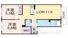 グリーンメゾン菰川Ａ間取り図面