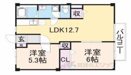 クレアール２１間取り図面