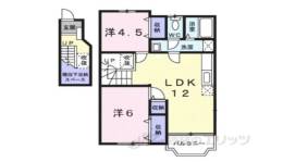 ローブレ　オークラ１間取り図面