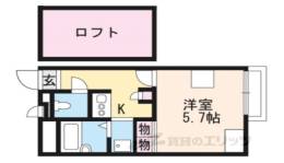 レオパレススナッグ　ビラ間取り図面