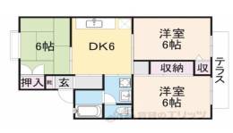 アゼリオ学園前Ｄ棟間取り図面