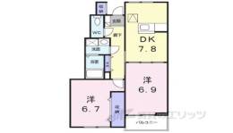 アーバン縄手B間取り図面