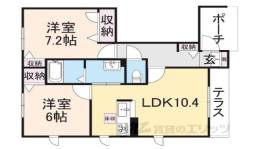 マーベラスコート１・２間取り図面