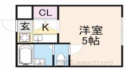 シャルム岡山手間取り図面