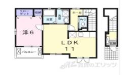 カーサ・リエット　アリアＢ間取り図面