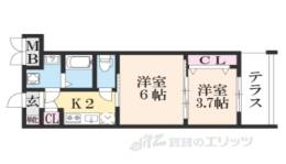 CREST TAPP京都二条間取り図面