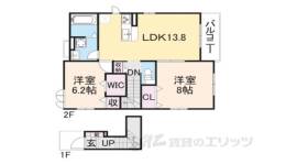Ｋ　ファミール　１間取り図面