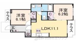 グリーン琥珀間取り図面
