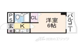シティパレス富雄北間取り図面