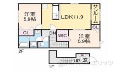 アルモニーハイツ２間取り図面