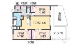 ガレリア香里ヶ丘レジデンス間取り図面