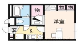 レオパレスグッドウエスト間取り図面